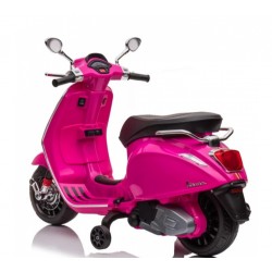 Ηλεκτροκίνητη Παιδική Μηχανή Licensed Vespa Piaggio 12V σε ΡΟΖ